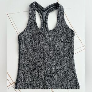 Lululemon 2 Black and Gray Tank Top